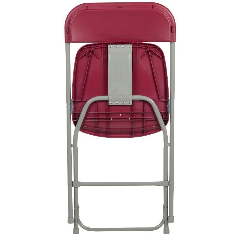 Flash Furniture Hercules Series Plastic Folding Chair - 10 Pack 650LB Weight Capacity