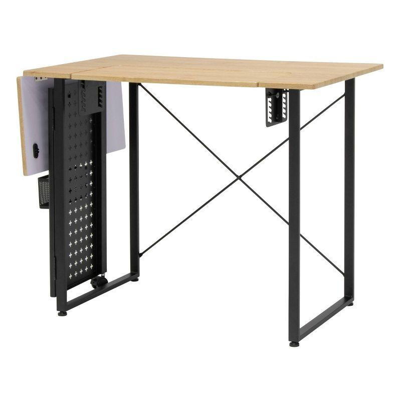 Pivot Sewing Machine Table with Swingout Storage Panel - studio designs