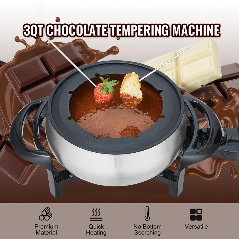 Vevor 3 qt. Stainless Steel Fondue Set & Reviews | Wayfair