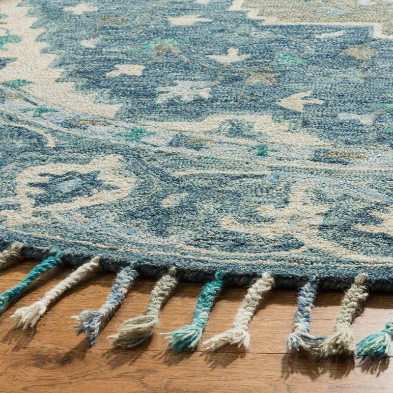 Aspen APN230 Hand Tufted Indoor Accent Rug - Dark Blue/Grey - 3'x5' - Safavieh