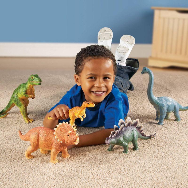 Learning Resources Jumbo Dinosaurs, Set Of 5