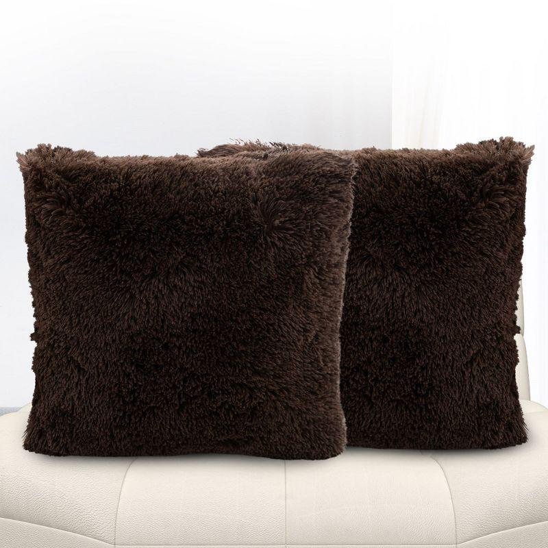 Faux Fur Throw Pillow