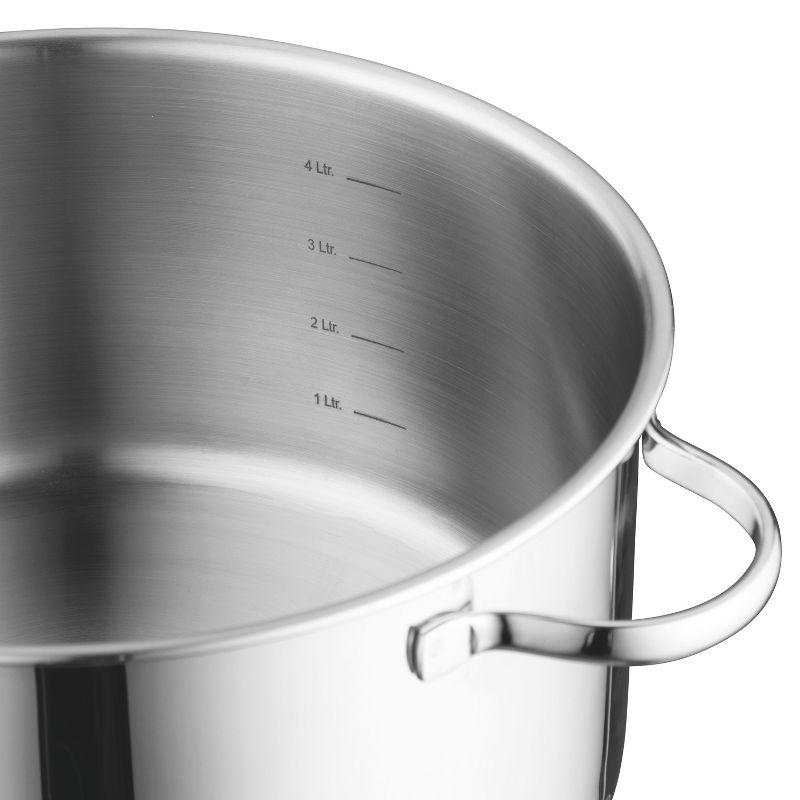 BergHOFF Essentials Comfort 18/10 Stainless Steel 7.2 Qt. Covered Stockpot With Glass Lid