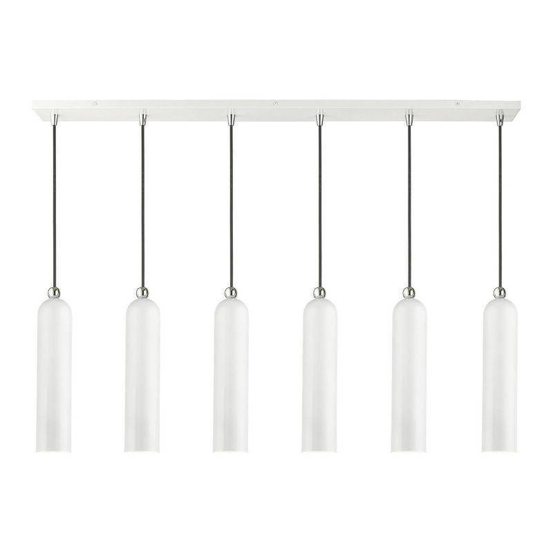 Livex Lighting Ardmore 6 - Light Island Pendant Light in  Shiny White