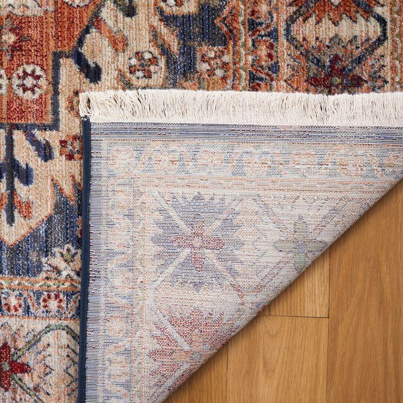 Vintage Persian VTP645 Power Loomed Area Rug - Cream/Rust - 5'3"x7'7" - Safavieh.