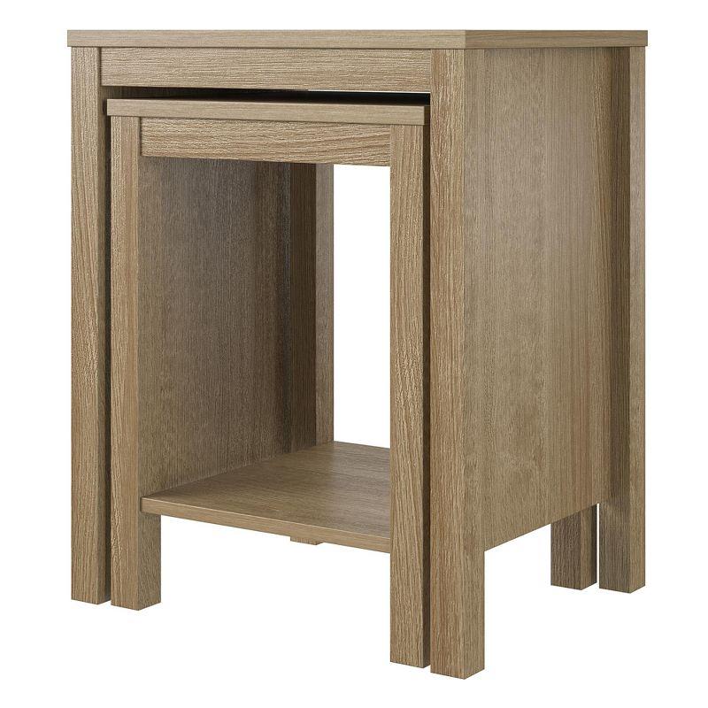 Ameriwood Home Wimberly Nesting Tables, Set of 2, Natural