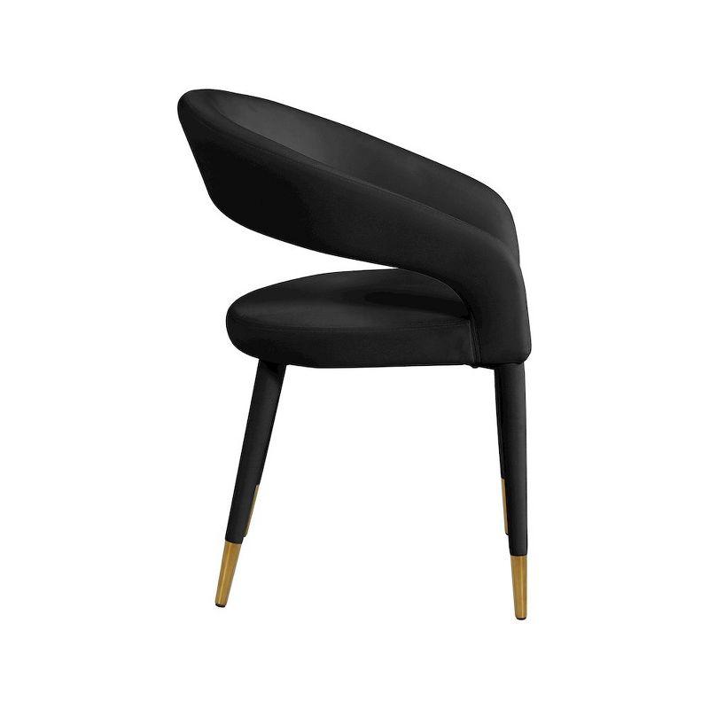 Meridian Furniture,Destiny Black Velvet Dining Chair