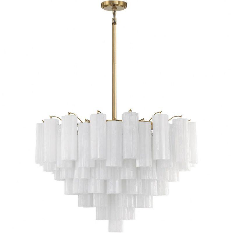 Crystorama Lighting Addis 16 - Light Chandelier in  Aged Brass