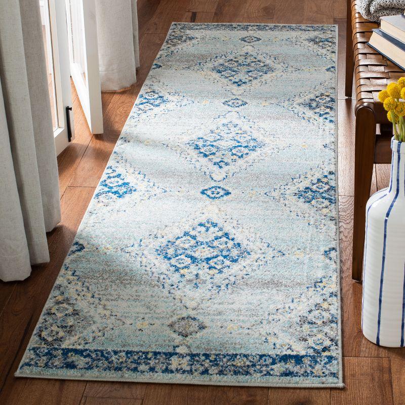 Madison MAD615 Power Loomed Runner Rug - Grey/Cream - 2'3"x6' - Safavieh.