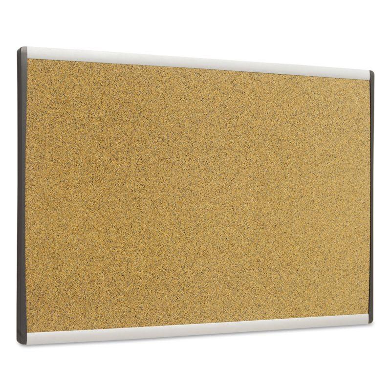 Quartet ARC Frame Cork Cubicle Board 18 x 30 Tan Aluminum Frame ARCB3018