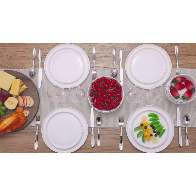 TABLE 12 TABLE 12 Stainless Steel Flatware Set - Service for 4