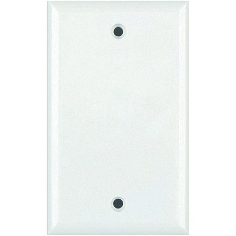 DataComm Electronics Standard Blank Wall Plate (White)
