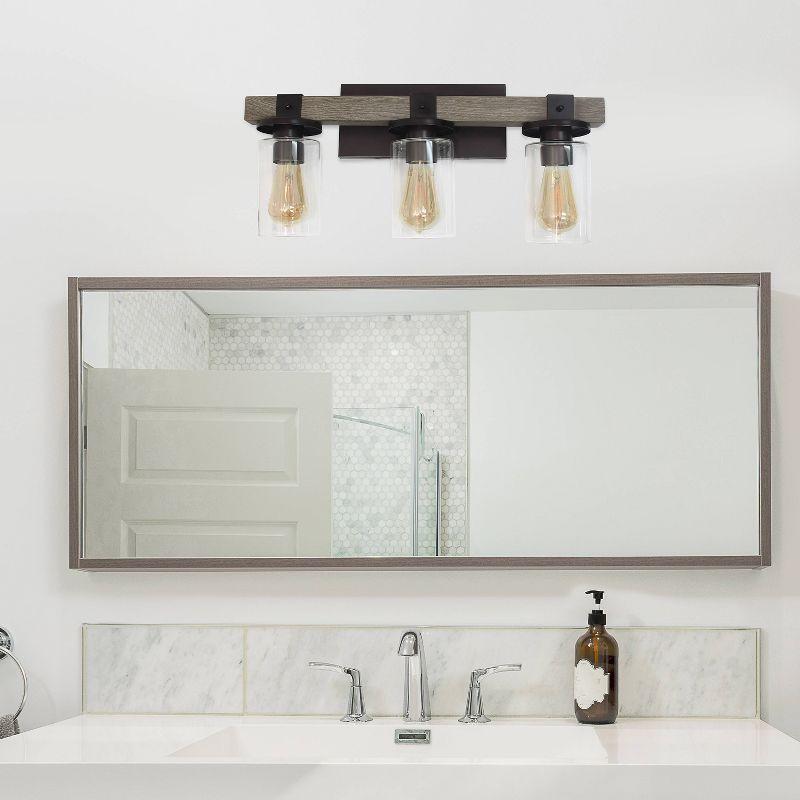 Industrial Rustic Lantern Restored Bath Vanity Ceiling - Elegant Designs