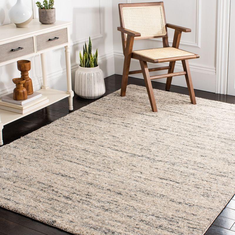 Retro RET2133 Power Loomed Indoor Area Rug - 6'x6' - Ivory/Dark Grey - Safavieh