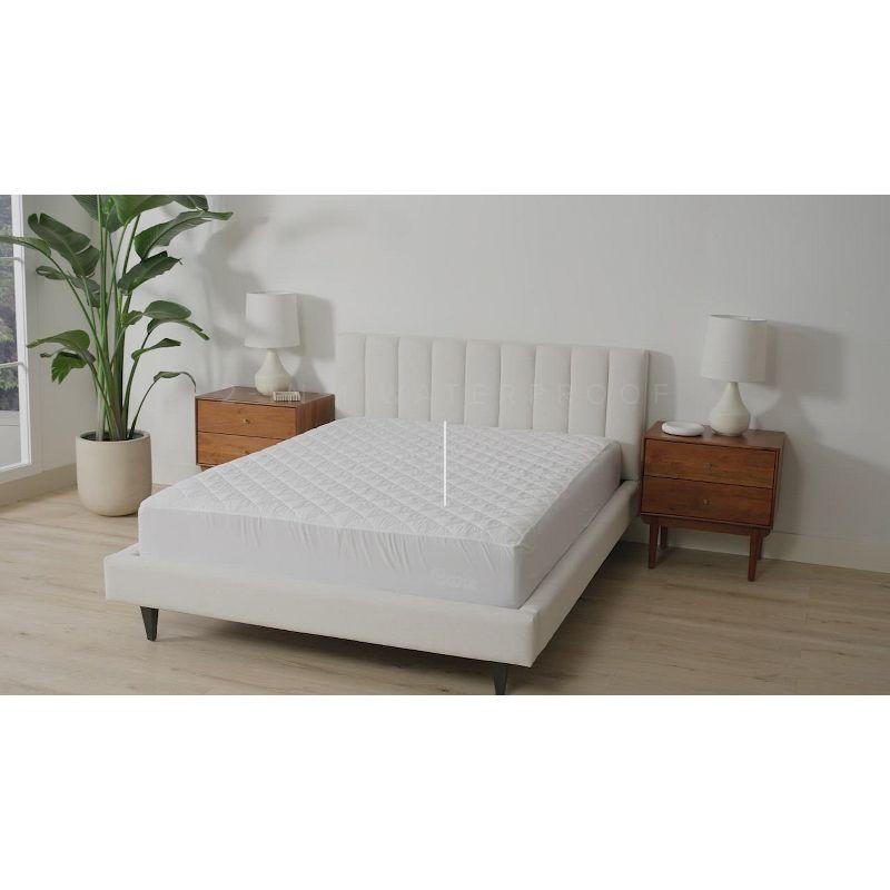 Bare Home Waterproof Quilted Mattress Pad