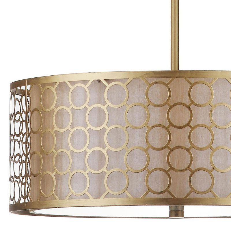 Torpoint 3 - Light Dimmable Drum Chandelier