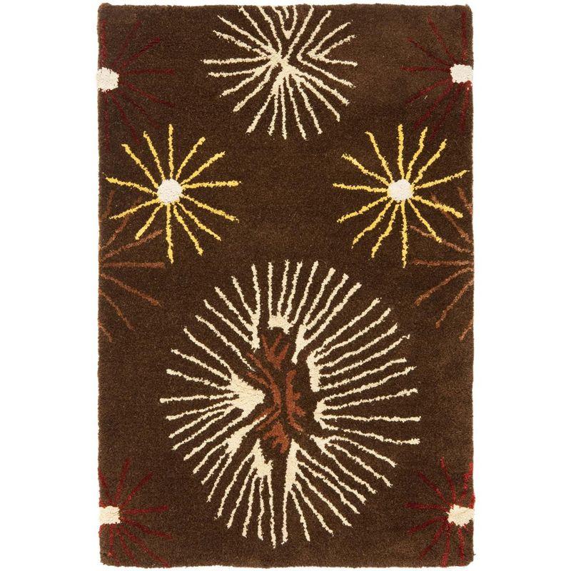 Soho SOH823 Hand Tufted Indoor Accent Rug - Brown/Multi - 2'x3' - Safavieh.