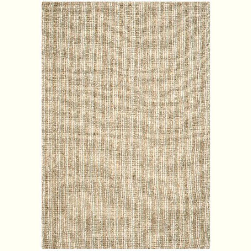 Sage and Natural Handwoven Jute Area Rug