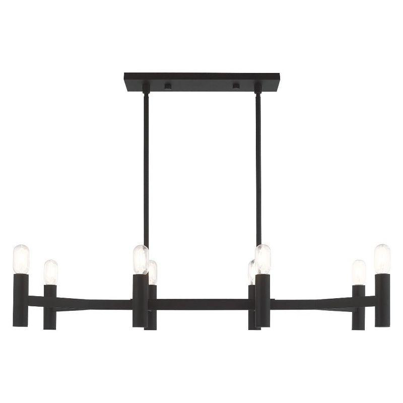 Livex Lighting Copenhagen 8 - Light Chandelier in  Black