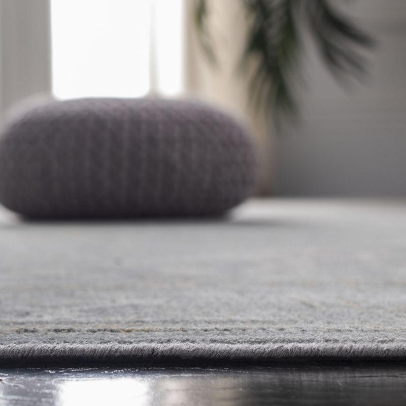 Vintage VTG114 Power Loomed Indoor Skid-Resistant Area Rug - Grey/Multi - 6'7"x9'2" - Safavieh