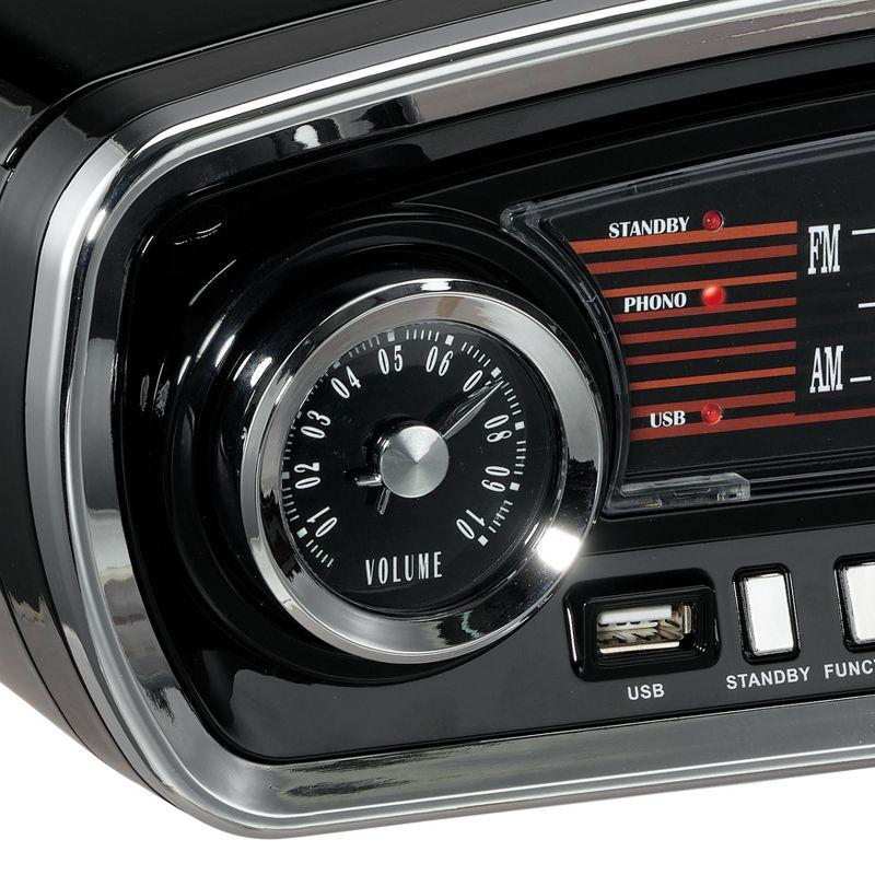 Studebaker Portable 3 - Speed Turntable Decorative Record Player with Bluetooth