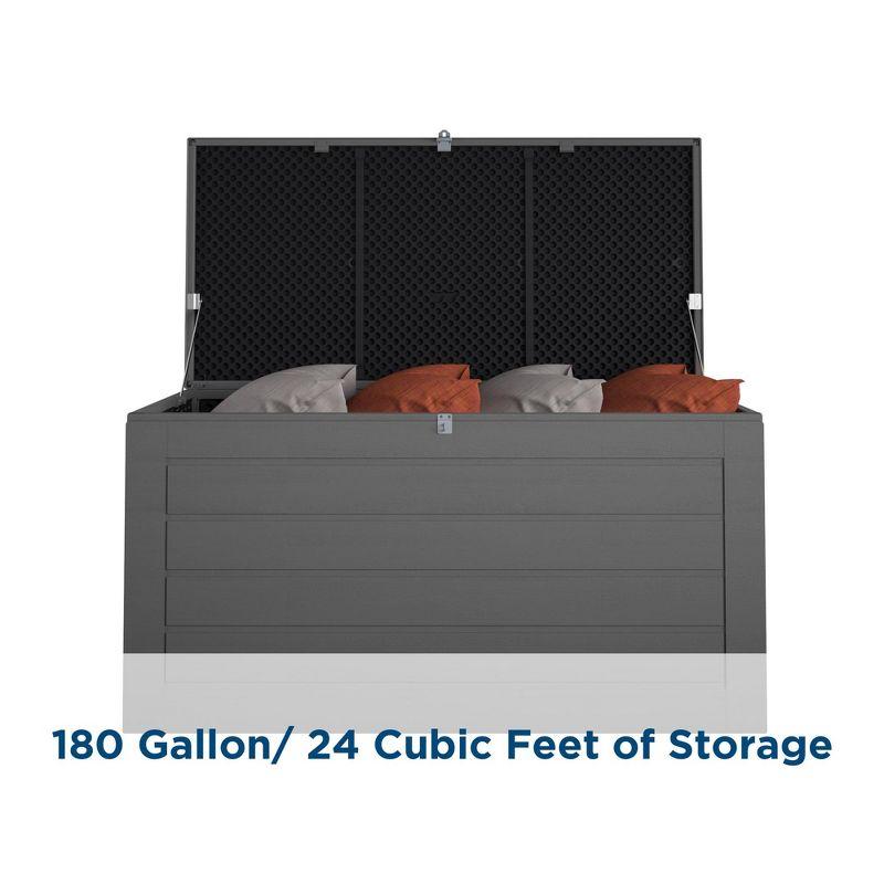 Cosco Outdoor Patio Deck Storage Extra Large Box 180 Gallons