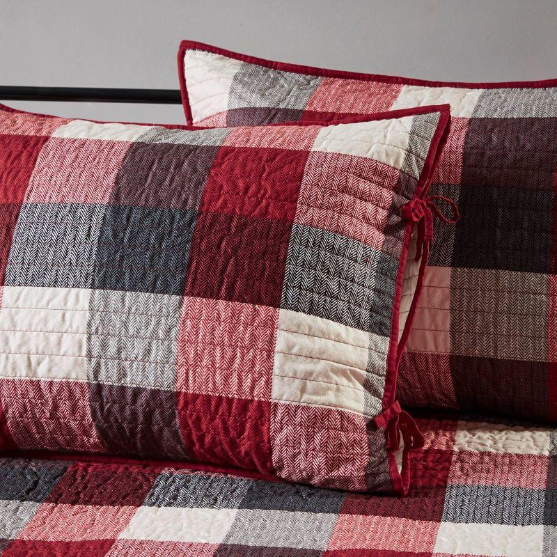 Madison Park Ridge 3 Piece Reversible Plaid Daybed Cover Set