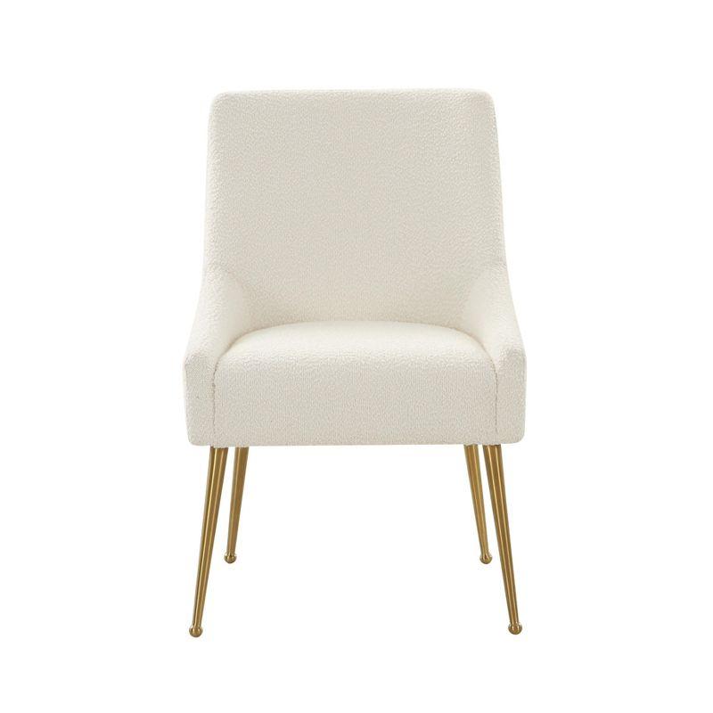 Beatrix 19'' H Velvet Upholstered Metal Parsons Chair