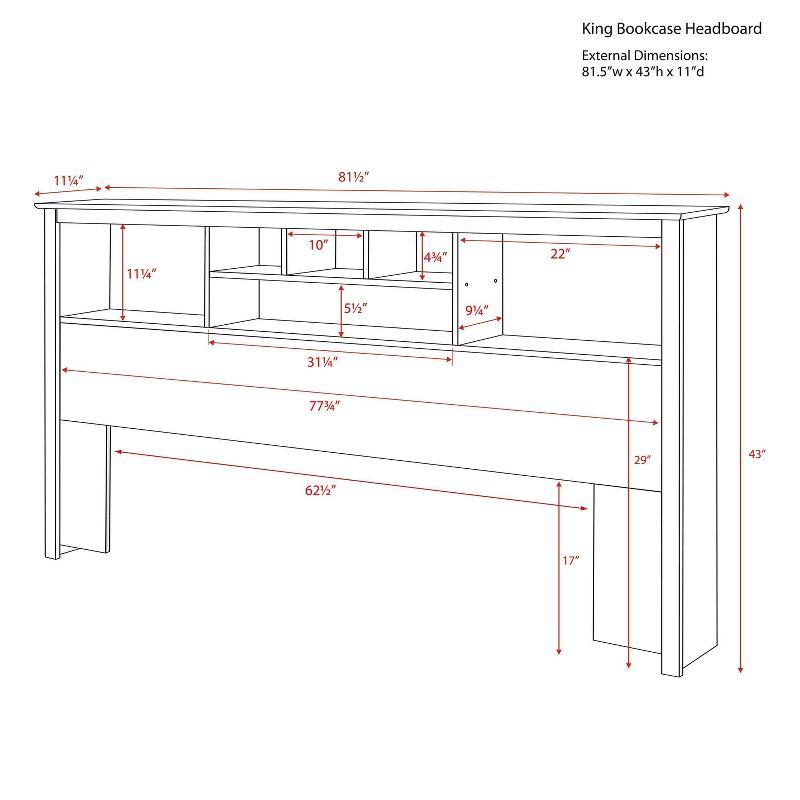 Bookcase Headboard - Prepac