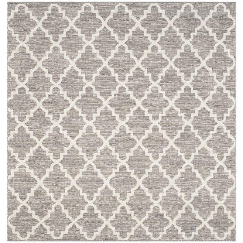 Montauk MTK810 Hand Woven Indoor Area Rug - Grey/Ivory - 6'x6' - Safavieh.