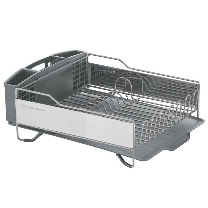 KitchenAid® Full Size Dish Rack, Light Grey