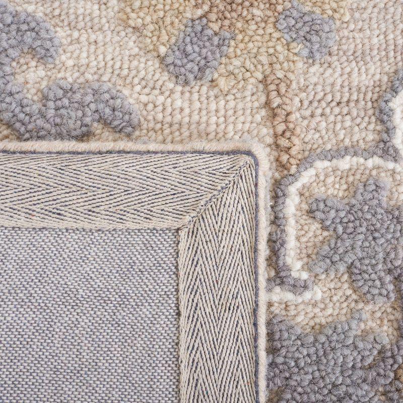 Blossom BLM375 Hand Tufted Area Rug - Grey/Beige - 3'x5' - Safavieh.