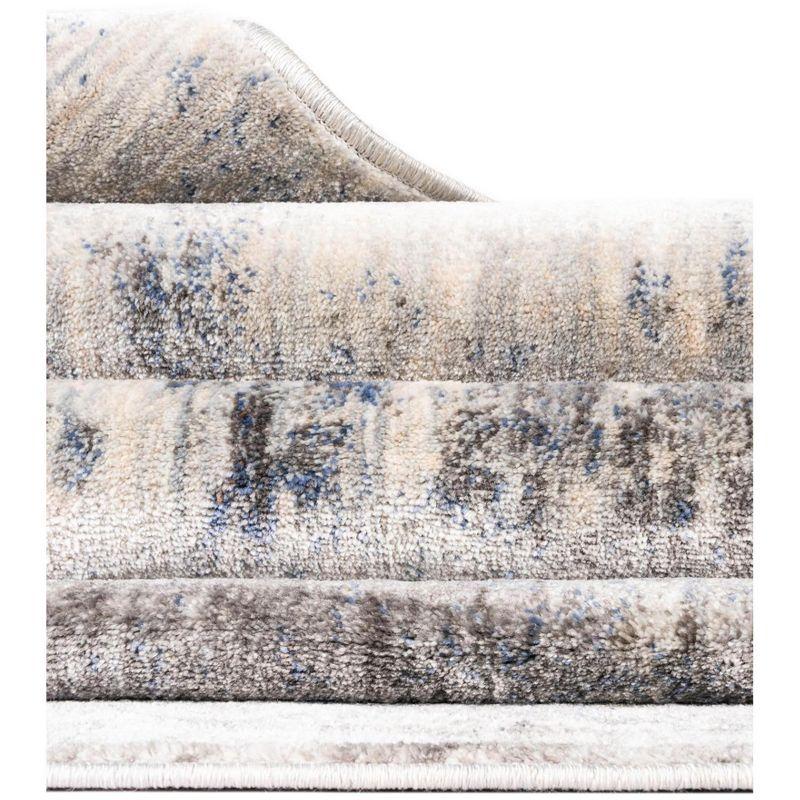 Unique Loom 9' 0 x 12' 2 Gray Helios Santorini Area Rug