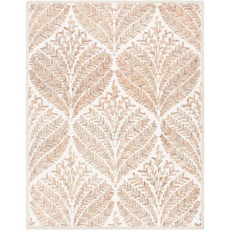 Ivory Hand-Tufted Wool 6' x 9' Area Rug