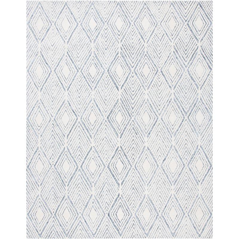 Abstract ABT350 Handmade Indoor Area Rug - Ivory/Charcoal - 8'x10' - Safavieh