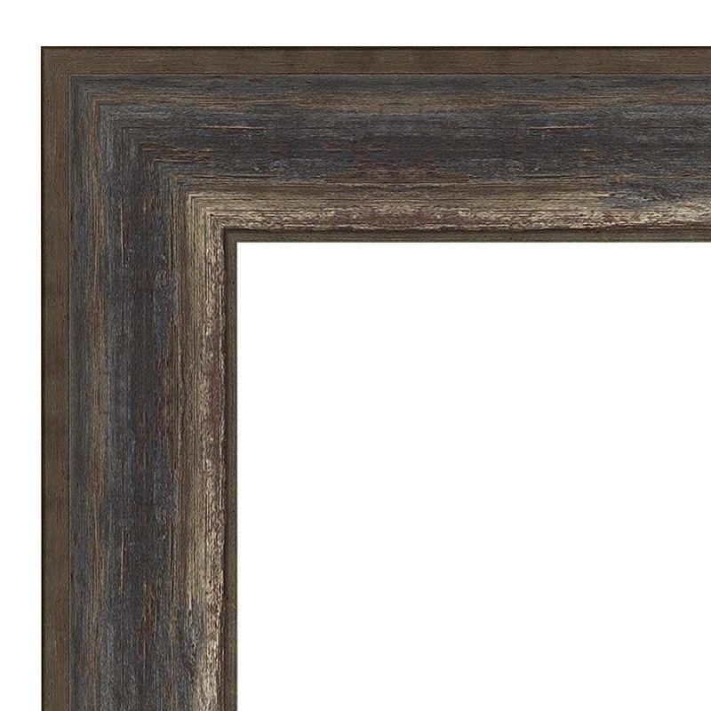 Amanti Art Alta Rustic Char Picture Frame Opening Size 24x36 in.