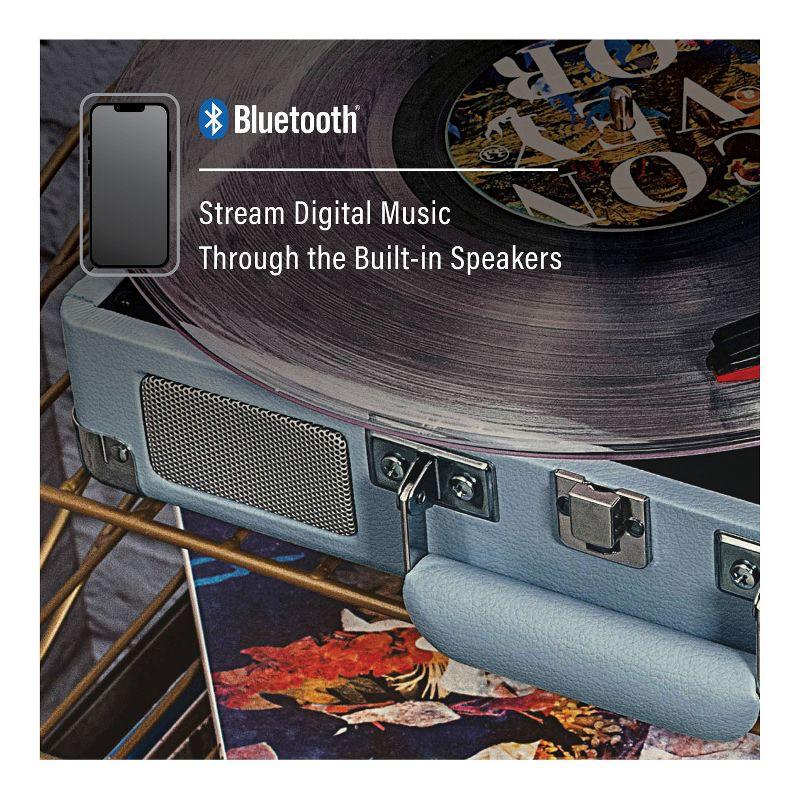 Crosley Cruiser Plus Bluetooth Vinyl Record Player - Tourmaline