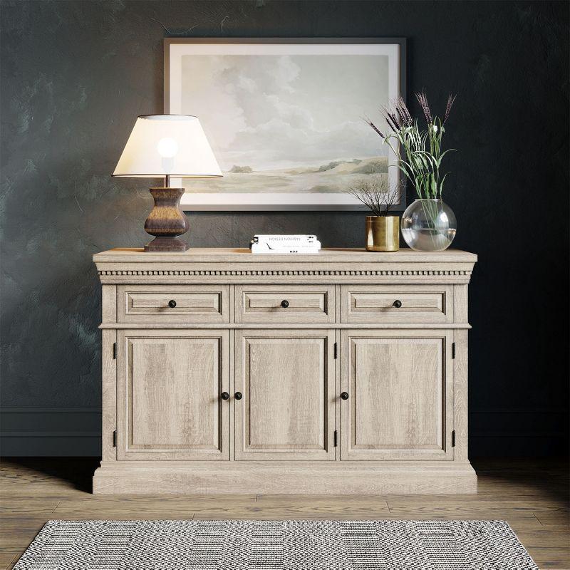 Maven Lane Theo Wooden Sideboard in Antiqued Finish