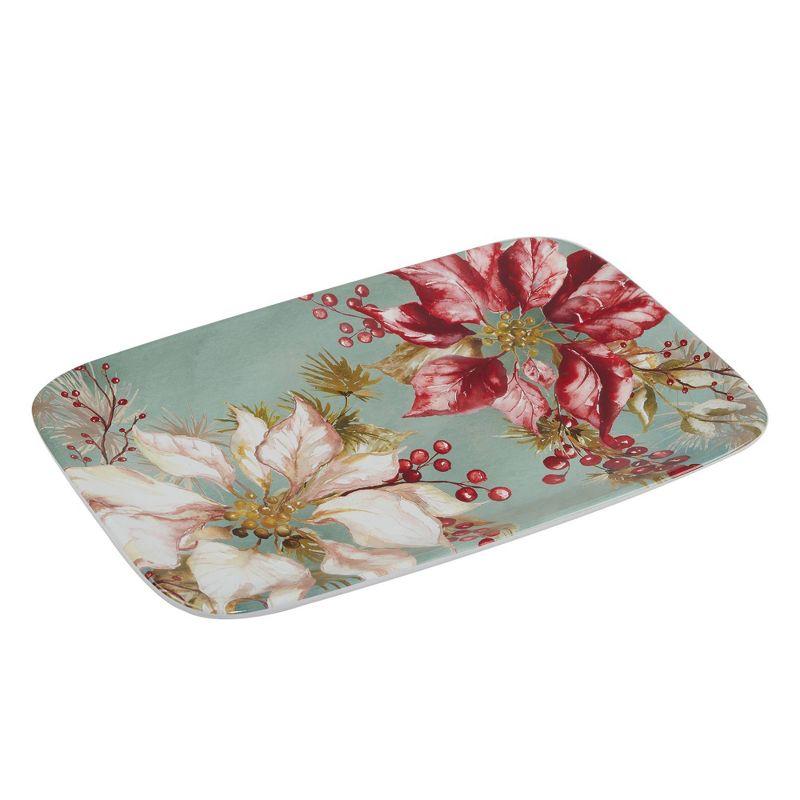 Winter's Joy Multicolor Ceramic Rectangular Platter