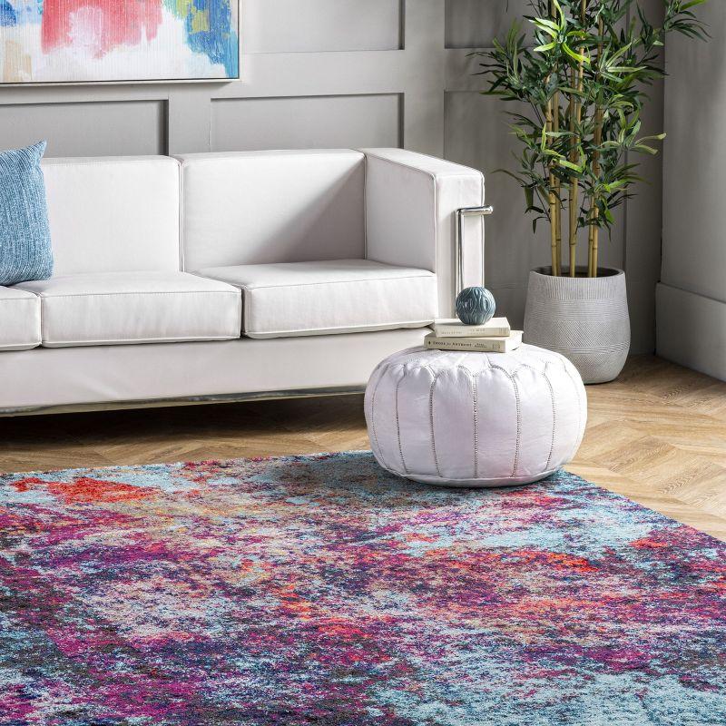 nuLOOM Reva Colorful Abstract Area Rug