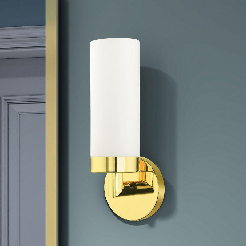 Livex Lighting Aero 1 - Light Sconce in  Polished Brass