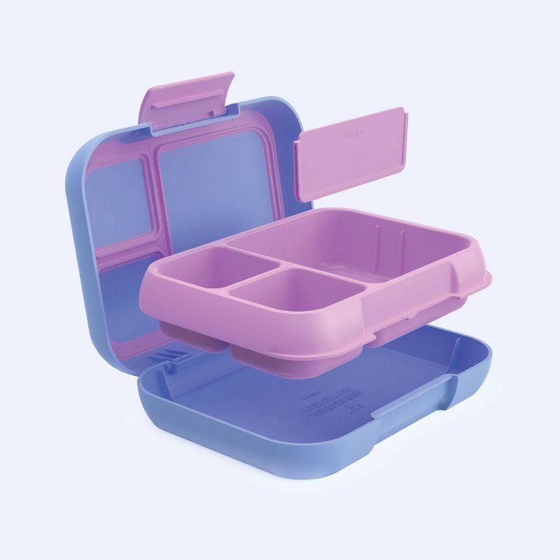 Bentgo Pop Leakproof Bento-Style Lunch Box with Removable Divider-3.4 Cup - Periwinkle/Pink