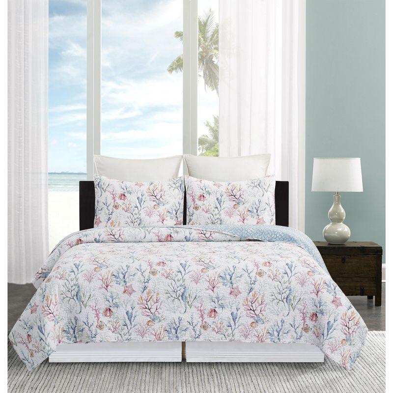 Quilt Set Cotton Reversible and Machine Washable (Set of 3)