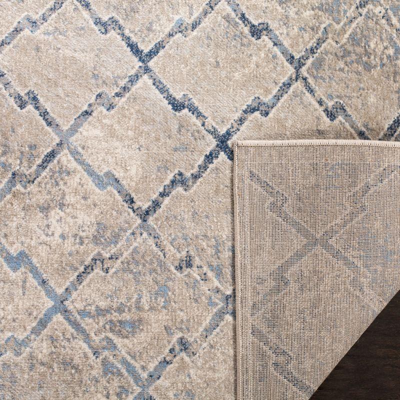 Brentwood BNT809 Power Loomed Accent Rug - Light Grey/Blue - 2'x4' - Safavieh.