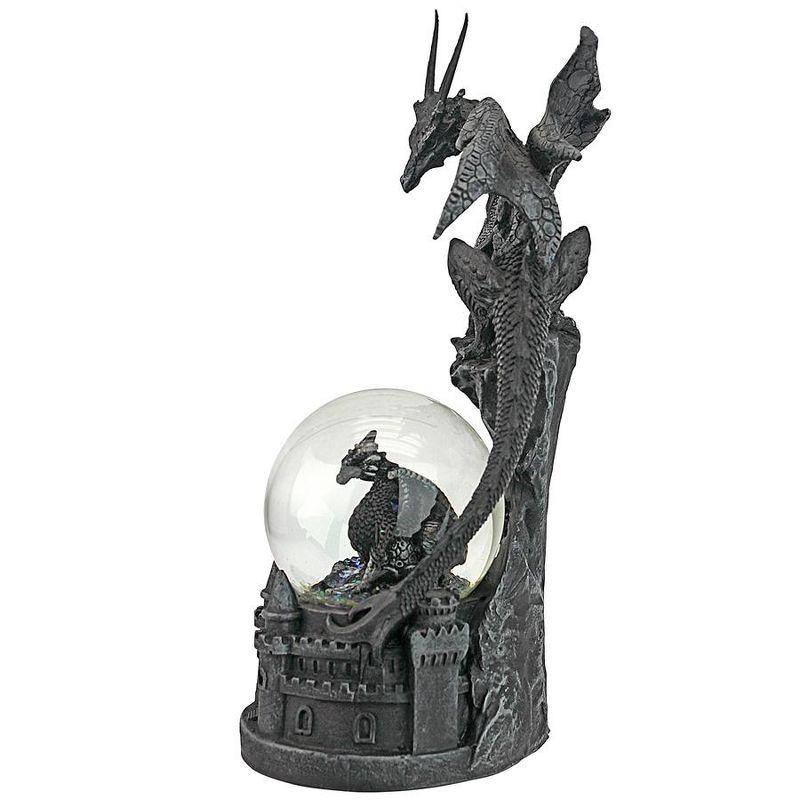 Design Toscano The Dragons of Castle Malahide Gothic Water Globe