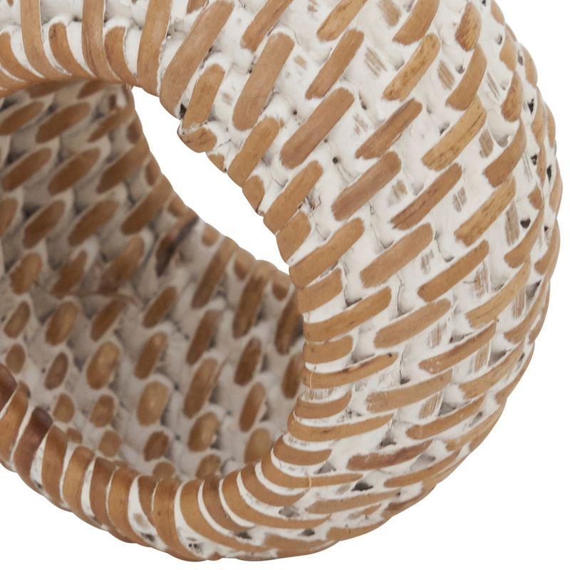 Avignon Woven Design Rattan Napkin Ring