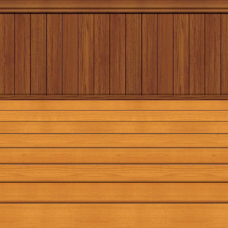 Beistle Insta-Theme Wood-Look Floor/Wainscoting Backdrop - 4 ft x 30 ft - Brown