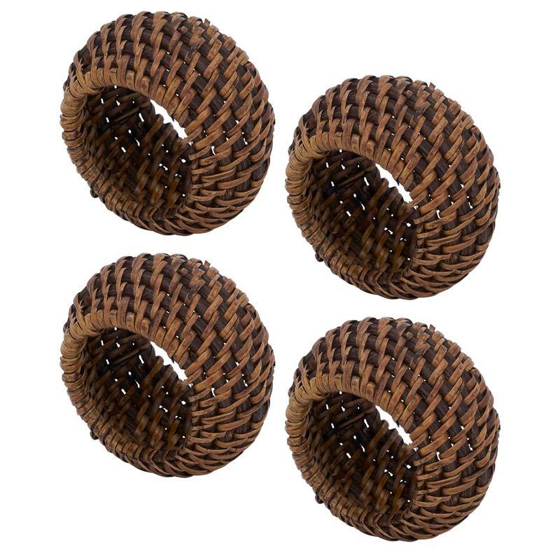 Avignon Woven Design Rattan Napkin Ring