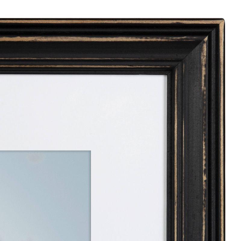 6pc Bordeaux Frame Box Set Black - Kate & Laurel All Things Decor: Wall Display, Sawtooth Hanger, Wood Material