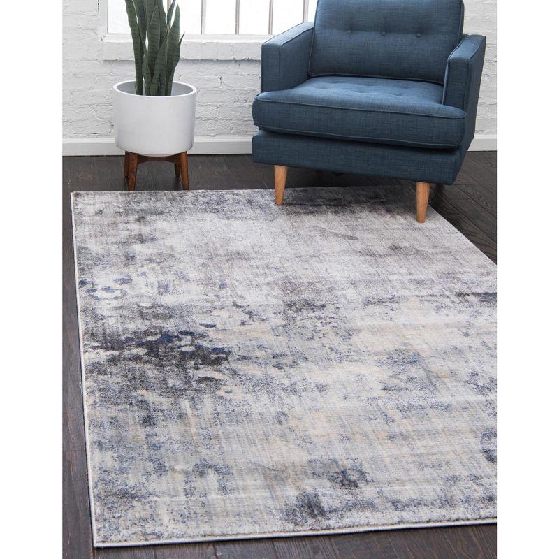 Unique Loom 9' 0 x 12' 2 Gray Helios Santorini Area Rug